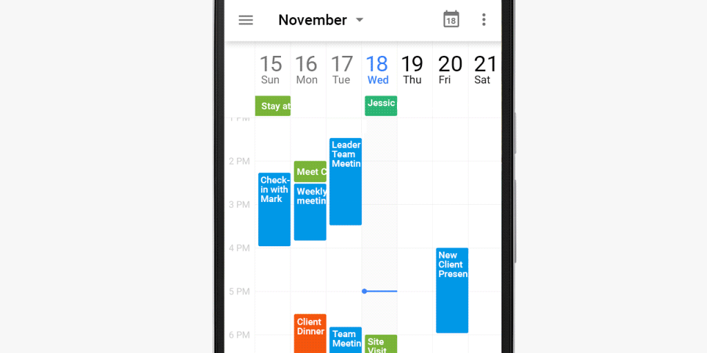 Google Calendar para teletrabajar